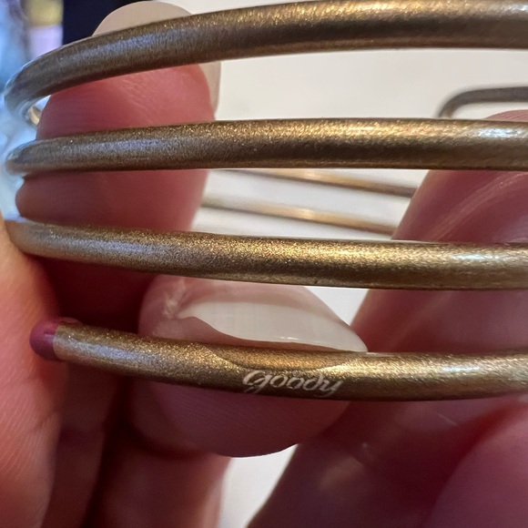 Vintage GOODY Gold Coil Bun Holder Hair Accessory | Sculptural Hair Cuff | 2.4” - Picture 6 of 6